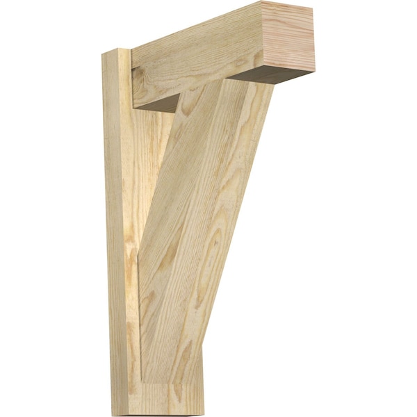 Ekena Millwork Traditional Block Rough Sawn Outlooker, Douglas Fir, 6"W x 16"D x 24"H OUT06X16X24TRA05RDF - main
